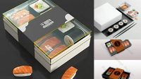 7825+ Sushi Box Mockup Free Smart PNG Image