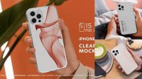 7826+ Iphone 12 Clear Case Mockup Smart PNG Image