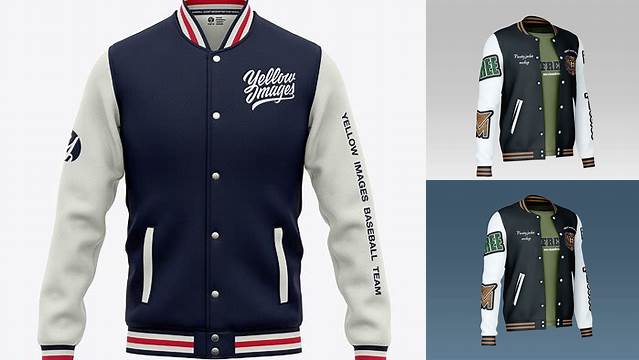 7836+ Varsity Jacket Mockup Free Best Free Resource