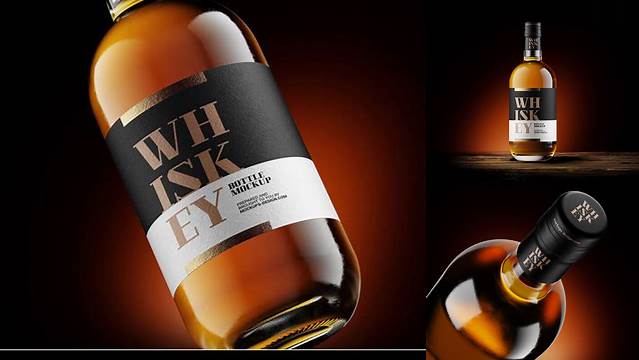 7843+ Whisky Bottle PSD Mockup Free Graphic Mockup PSD