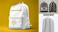 7846+ Backpack PSD Mockup Half Side View High-Quality PSD Files