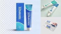 7848+ Toothpaste Box Mockup Free Download PSD Download