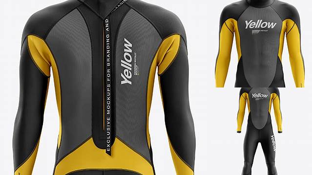 7848+ Wetsuit Mockup Smart PNG Image