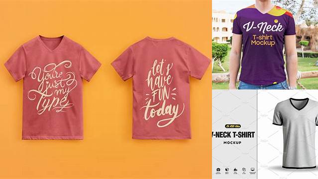 785+ V Neck T Shirt Mockup Free Mockup Templates