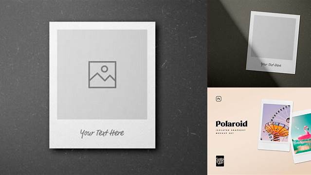 7850+ Free Polaroid Mockup Mockup PSD