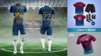 7852+ Mockup Uniforme Futbol Digital Download