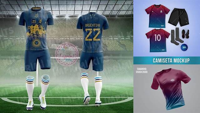 7852+ Mockup Uniforme Futbol Digital Download