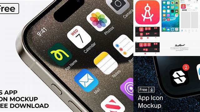 7856+ Icon App Mockup Premium Design Freebie