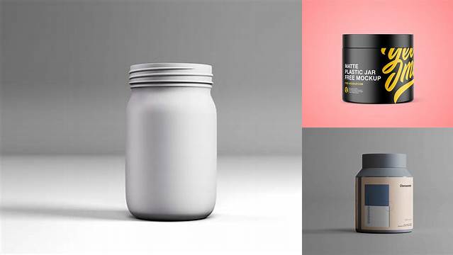 7864+ Matte Storage Jar PSD Mockup Free Download Design Mockup