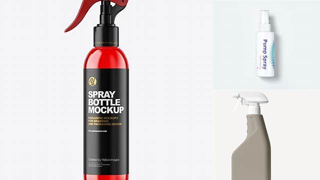 7870+ Spray Bottle Mockup Free Smart PNG Image