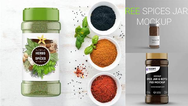 7871+ Spice Jar Mockup Free Download Best for Showcase