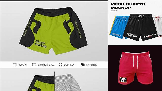 7878+ Shorts Mockup Free Design Resource