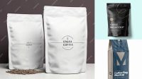 7880+ Coffee Bag With Valve Versatile PSD Mockup File