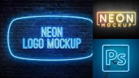 7880+ Neon Mockup Psd Free Free PSD