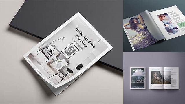 7884+ Editorial Mockups Layered Photoshop Template