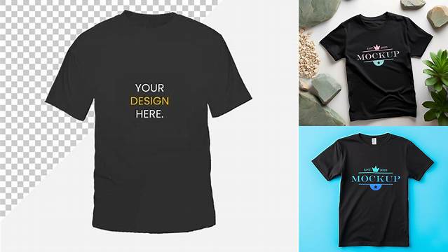 789+ Black Shirt Mockup Editable Graphic Free PSD