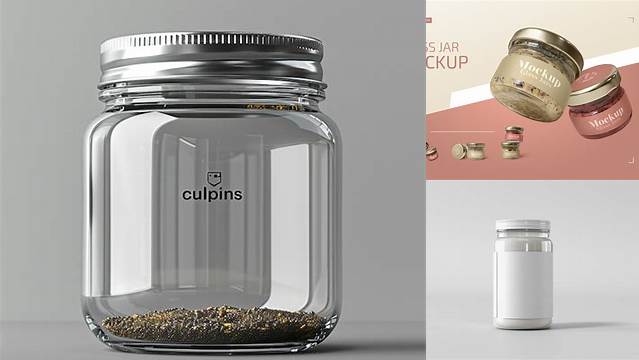 789+ Clear Glass Jar Mockup Fully Editable PSD Template