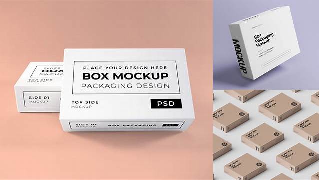 789+ Packaging Box Mockup High-Quality PSD