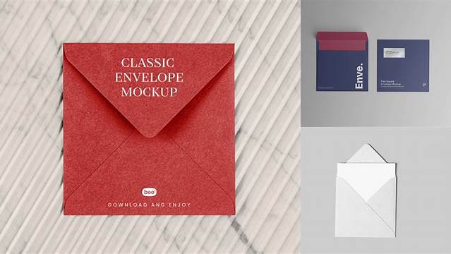 7890+ Square Envelope Mockup Advanced Photoshop Template