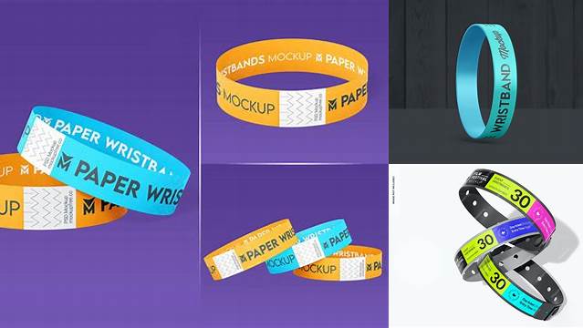 7892+ Event Wristband Mockup Free PSD Download