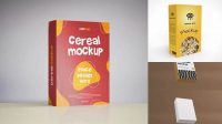 7894+ Cereal Box Mockup Free Download Best for Showcase