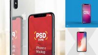 7899+ Apple iPhone X PSD Mockup Customizable PSD Templates