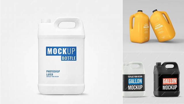 7900+ Mockup Gallon Unique and Editable PSD