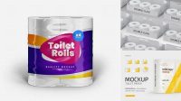 7908+ Toilet Paper Packaging Mockup Free Best for Showcase