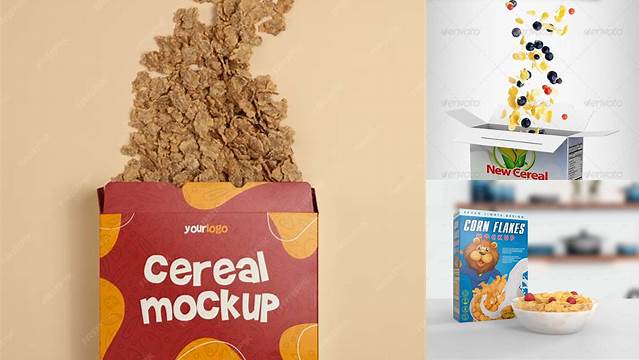 7909+ Free Cereal Box Mockup High Resolution