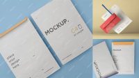 7912+ A4 Envelope Mockup Best Free Mockup PSD