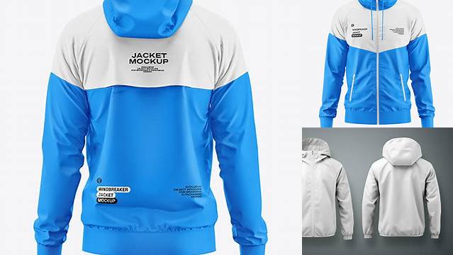 7914+ Windbreaker Mockup Free Editable Design PSD File