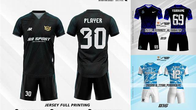 7916+ Template Desain Jersey Futsal Premium Design Freebie