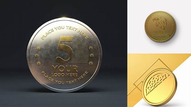 7922+ Coin Mockup Free Free PSD