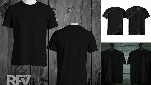 7923+ Mockup Kaos Hitam Belakang Creative PSD Templates