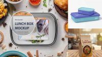 7931+ Lunch Box Mock Up Free PSD