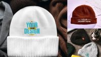 7936+ Beanie Mockup Free Download Free