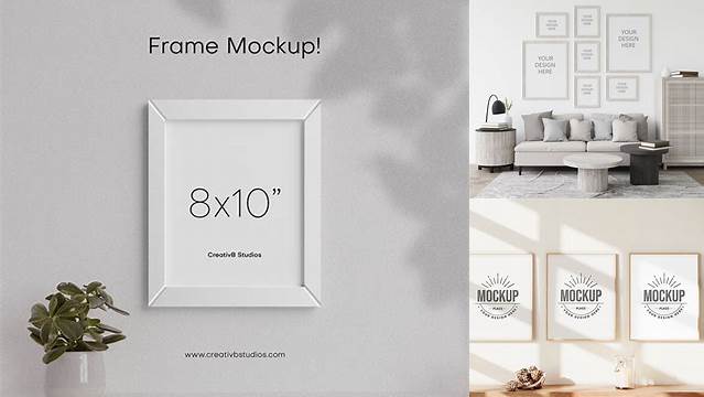 7938+ Free Frame Mockup For Etsy Include TIFF