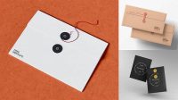 7938+ Paper Envelope With String PSD Mockup Front View Exclusive Free Photoshop Asset