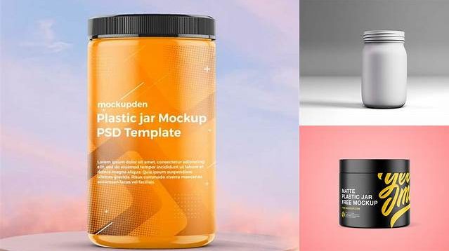 7940+ Matte Storage Jar PSD Mockup Free PSD Mockup Resource