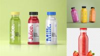 7940+ Square Strawberry Smoothie Bottle PSD Mockup Download Exclusive PSD Mockups