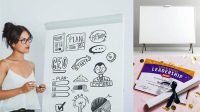 7947+ Matte Whiteboard PSD Mockup Custom Mockup PSD for Free