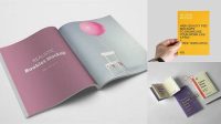 795+ A6 Booklet Mockup PSD Download