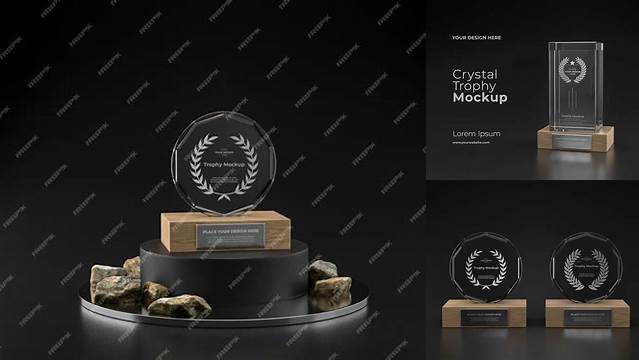 7953+ Trophy Mockup Advanced Editable PSD