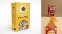 7954+ Mockup Cereal Box Modern PSD Templates