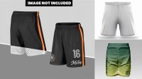 7958+ Soccer Shorts Mockup Digital Download