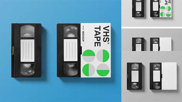 7963+ Vhs Tape Mockup Creative Design PSD Free Download