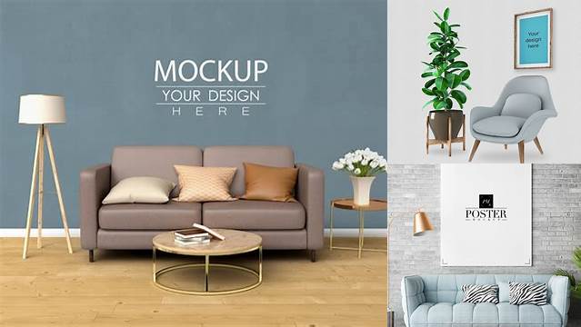 7968+ Furniture Mock Up High-Quality Editable PSD