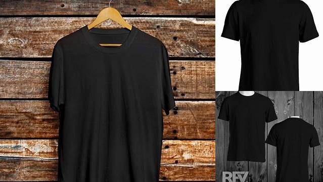 7972+ Mockup Baju Polos Hitam Include TIFF