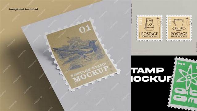 798+ Post Stamp Mockup Free Mockup PSD