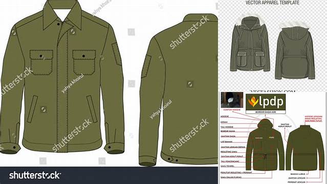 7987+ Mockup Jaket Semi Parka Digital Download